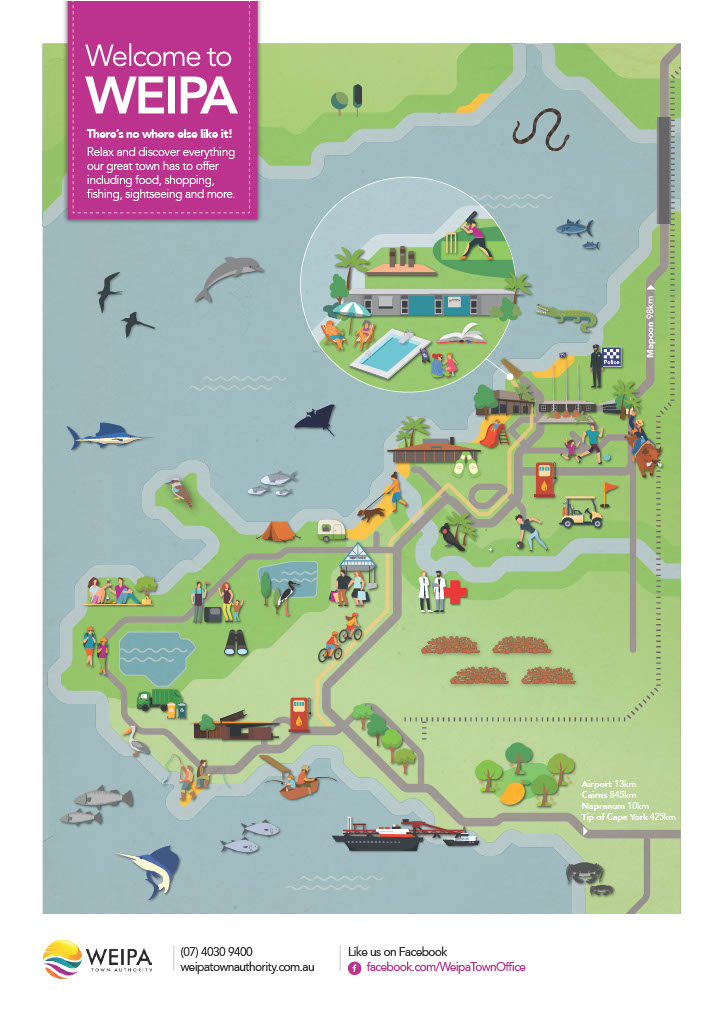 Welcome to Weipa - Tourist Map 2