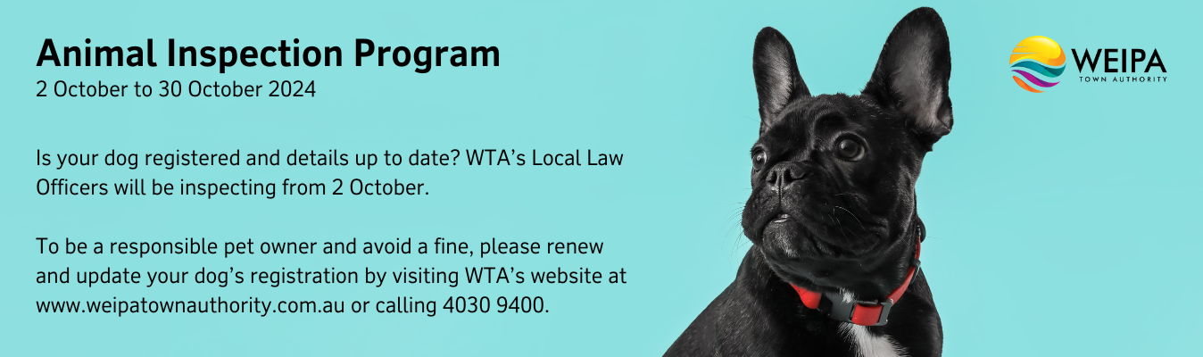 Animal inspection program banner