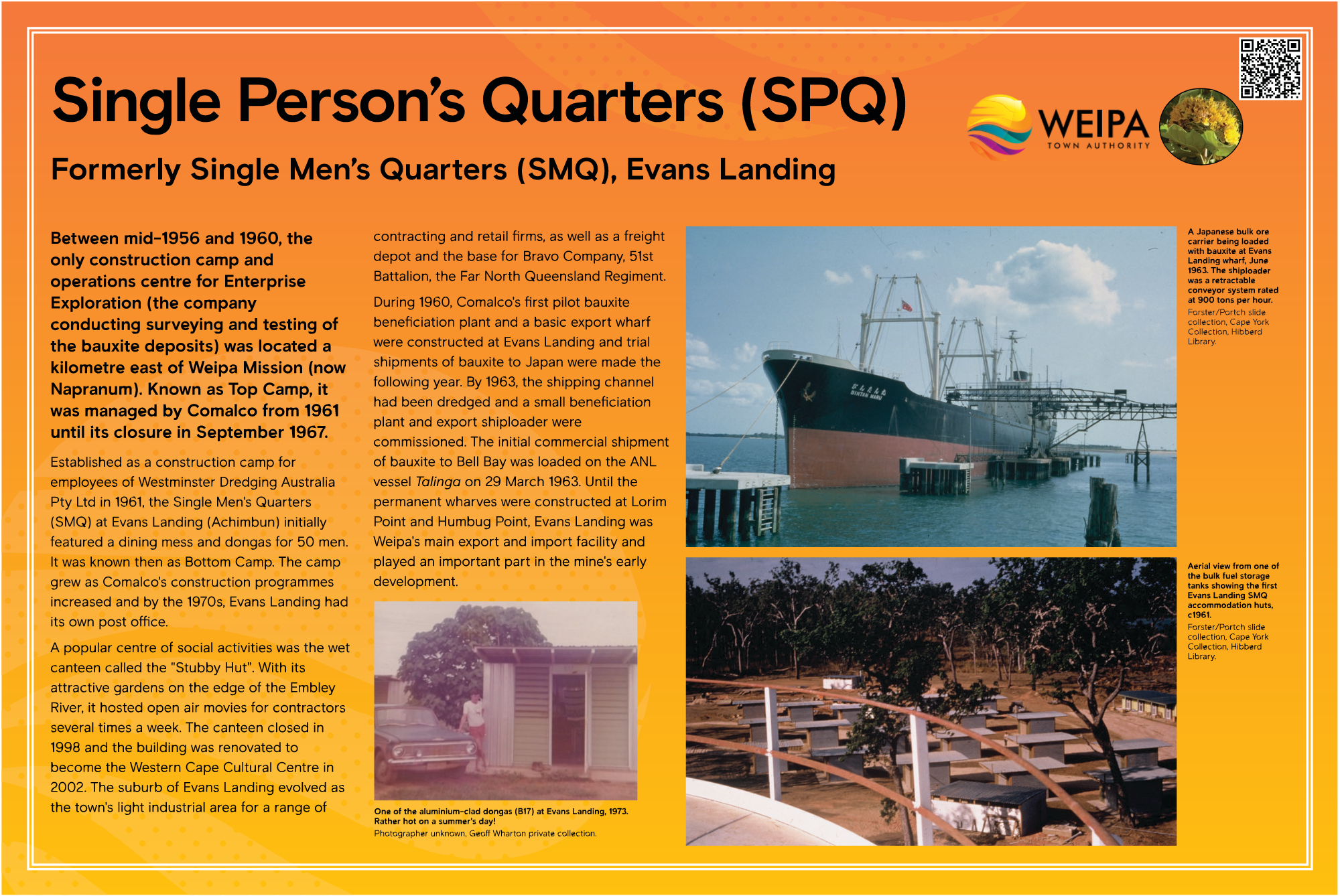 Single Person s Quarters SPQ Evans Landing