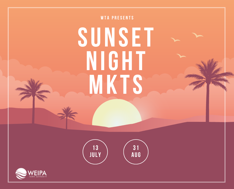 Event icon page 2024 sunset night markets 2