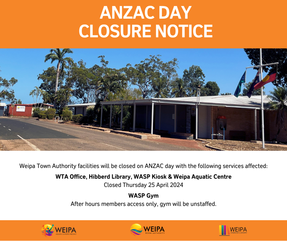 ANZAC Day Closure 2024