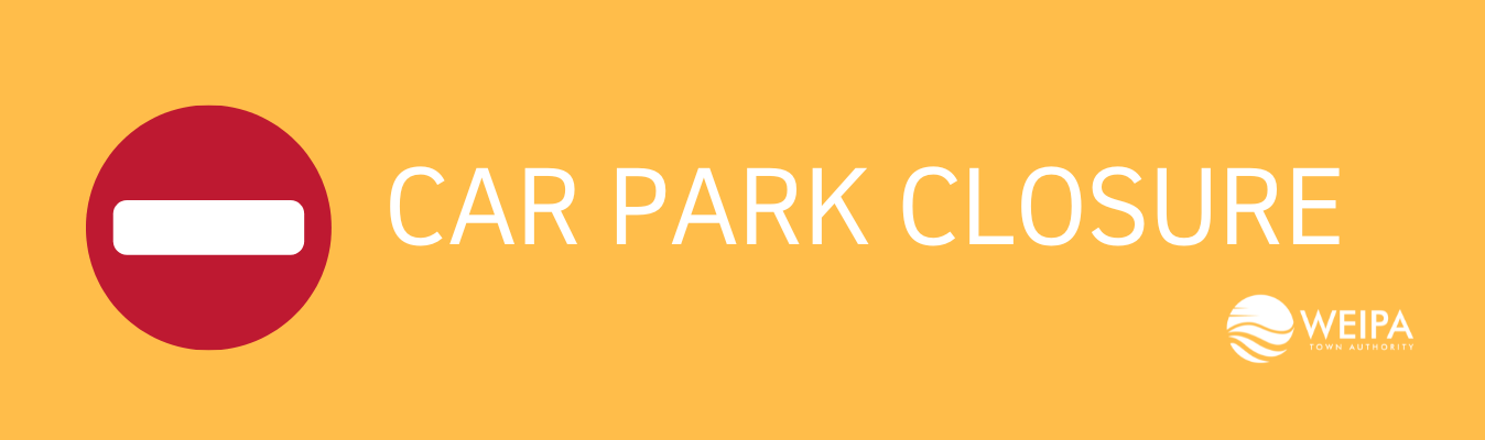 Carpark Closure Banner